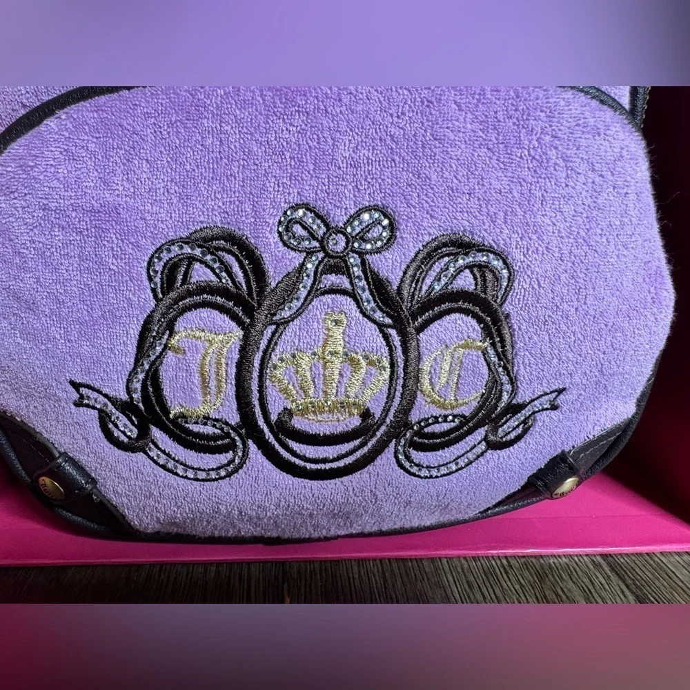 Juicy Couture Purple Backpack with Card Case